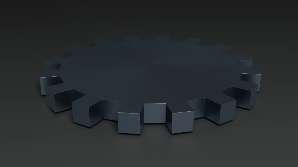 Creating a Cog in Blender Using Manual Extrusion and Bevels